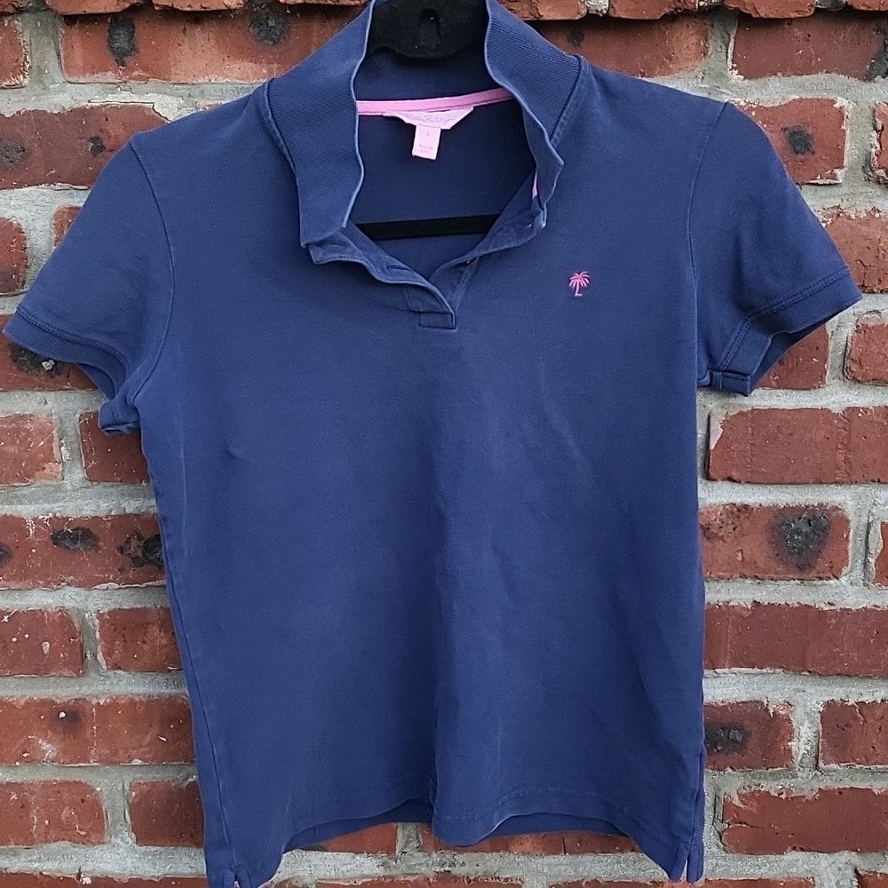 Lily Pulitzer navy polo